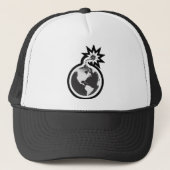 World Explosion Logo Trucker Hat Truckerkappe (Vorderseite)