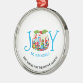 World Fahnen freuen sich auf das festliche Pudding Ornament Aus Metall (Links)