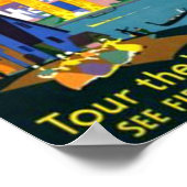 World Fair Chicago 1934 WPA Vintage Poster (Ecke)