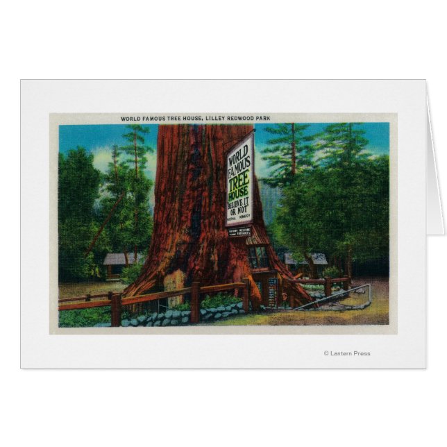 World Famous Tree House, Lilley Redwood Park (Vorderseite (Horizontal))