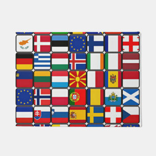 World Flags Collection, international Fußmatte
