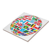 World Flags Globe Fliese (Seite)