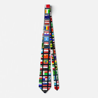 World Flags Neck Tie Krawatte