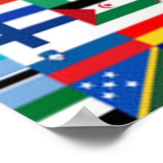 World Flags Poster (Ecke)