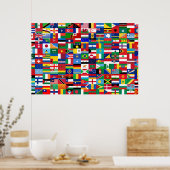 World Flags Poster (Küche)