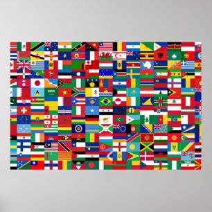 World Flags Poster