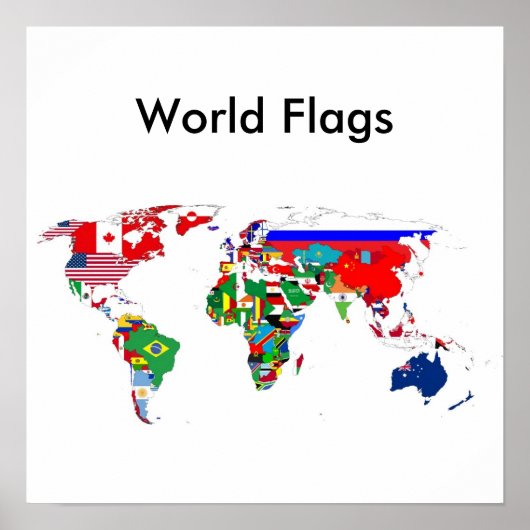 World Flags Poster (Vorne)