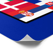 World Flags Soccer 2010 Poster (Ecke)