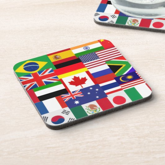 World Flags Untersetzer (Linke Seite)
