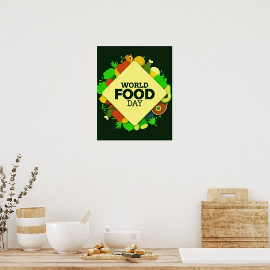 World Food Day Poster (Küche)