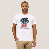 World Freedom Day Background with Symbol of Libert T-Shirt (Vorne ganz)