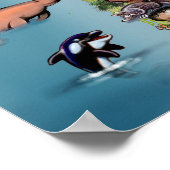 World Fun Map Poster (Ecke)