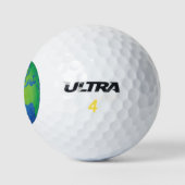 World Globe Map Golfball (Logo)