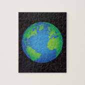 World Globe Map Starry Sky Puzzle (Vertikal)
