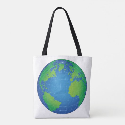 World Globe Map Tasche (Rückseite)