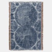 World Globes Blueprint Decke (Vorderseite Vertikal)