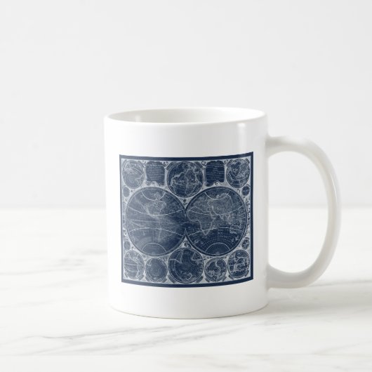 World Globes Blueprint Kaffeetasse (Rechts)