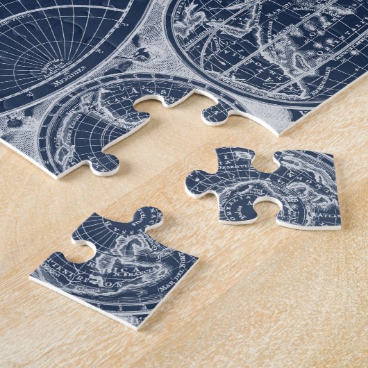 World Globes Blueprint Puzzle (Seite)