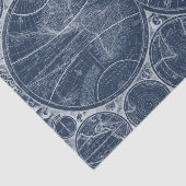 World Globes Blueprint Seidenpapier (Ausschnitt)