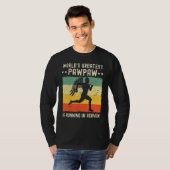 World Greatest Pawpaw Running in Heaven Family Mem T-Shirt (Vorne ganz)