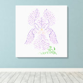 World Iris Canvas Print Leinwanddruck (Insitu (Holzboden))