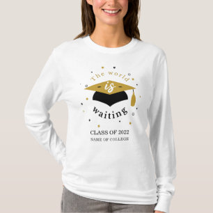 World is Waiting Class of 2023 Grad Personalized T-Shirt