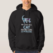 World ist eine Katze, die Australien spielt Reisen Hoodie (Vorderseite)