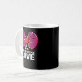 World Kidney Day When Urine Love Kidney Disease Aw Kaffeetasse (Vorderseite Links)