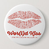 World Kiss Button (Vorderseite)