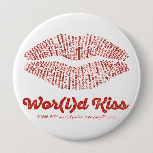 World Kiss Button (Vorderseite)