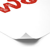 World Kiss Poster (Ecke)