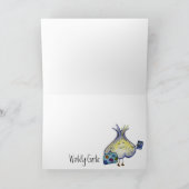 World Knolic, leere Grußkarte Karte (Innenseite)