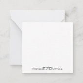 World Language Sailboat Note Card Mitteilungskarte (Rückseite)