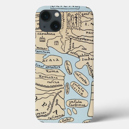 WORLD MAP 2ND CENTURY Case-Mate iPhone HÜLLE (Rückseite)