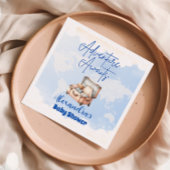 World Map Adventure AwaitsBaby Shower Serviette