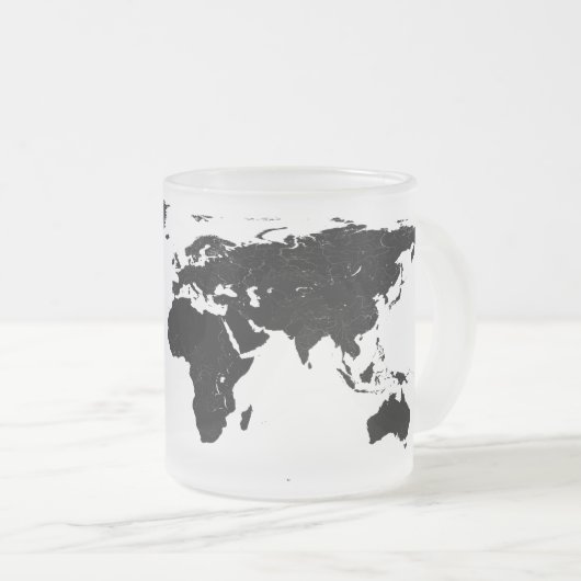 World Map Adventure – Personalized Mattglastasse (VorderseiteRechts)