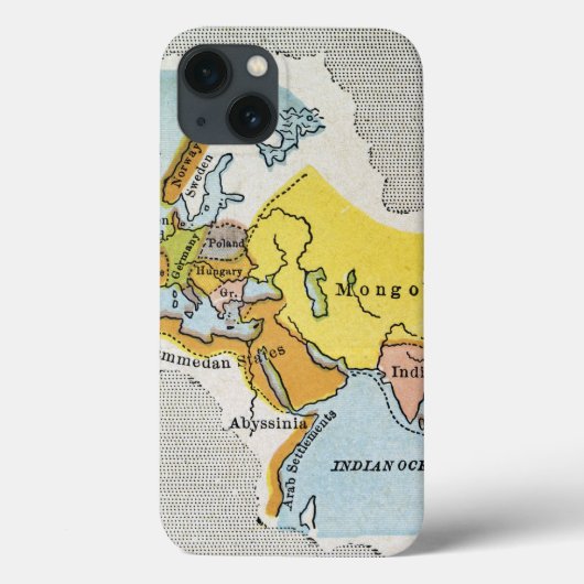 WORLD MAP, C1300. Case-Mate iPhone HÜLLE (Rückseite)