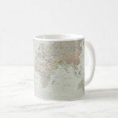 World Map Coffee Tasse (VorderseiteRechts)