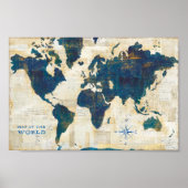 World Map Collage Poster (Vorne)