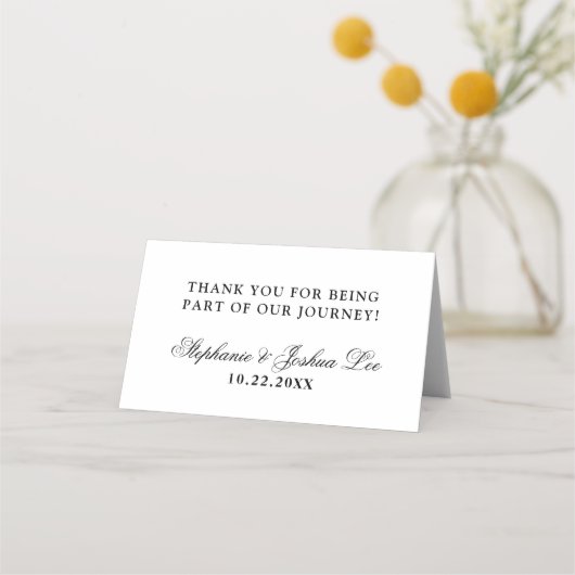 World Map Editable Colors Folded Platzkarte (Rückseite)