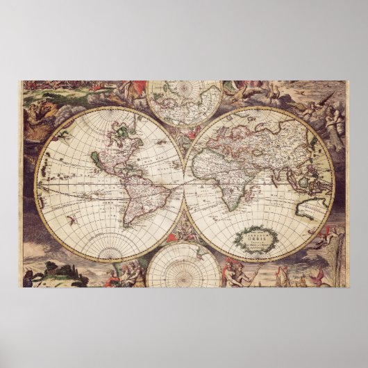 World Map Geography Poster (Vorne)