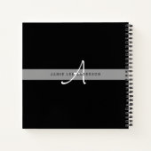 World Map GEOGRAPHY TEACHER Monogram Journal Notizblock (Rückseite)