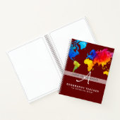 World Map GEOGRAPHY TEACHER Monogram Journal Notizblock (Innenseite)