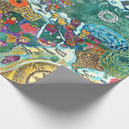 World Map  Geschenkpapier (Ecke)