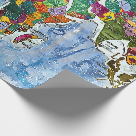 World Map  Geschenkpapier (Ecke)