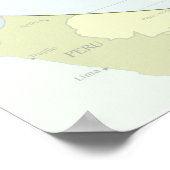 world+map+global+country+Atlas Poster (Ecke)