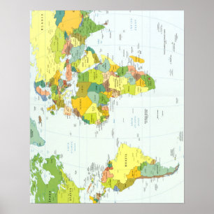 world+map+global+country+Atlas Poster