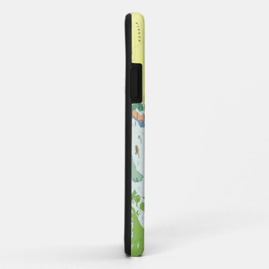 World Map Globe Country Atlas Case-Mate iPhone Hülle (Hinten/Rechts)