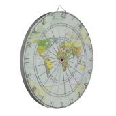 World Map Globe Country Atlas Dartscheibe (Vorderseite Links)