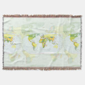 World Map Globe Country Atlas Decke (Vorderseite)